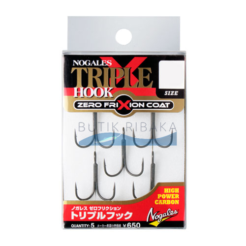 Тройники Varivas GRAN Nogales TRIPLE HOOK #2 (5шт)